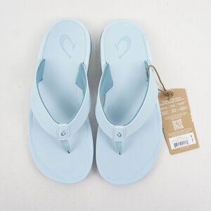 Women's Light Blue Flip Flops